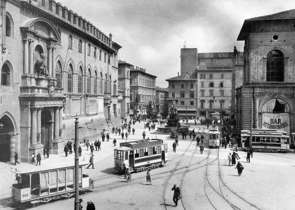 Historic view of Bologna