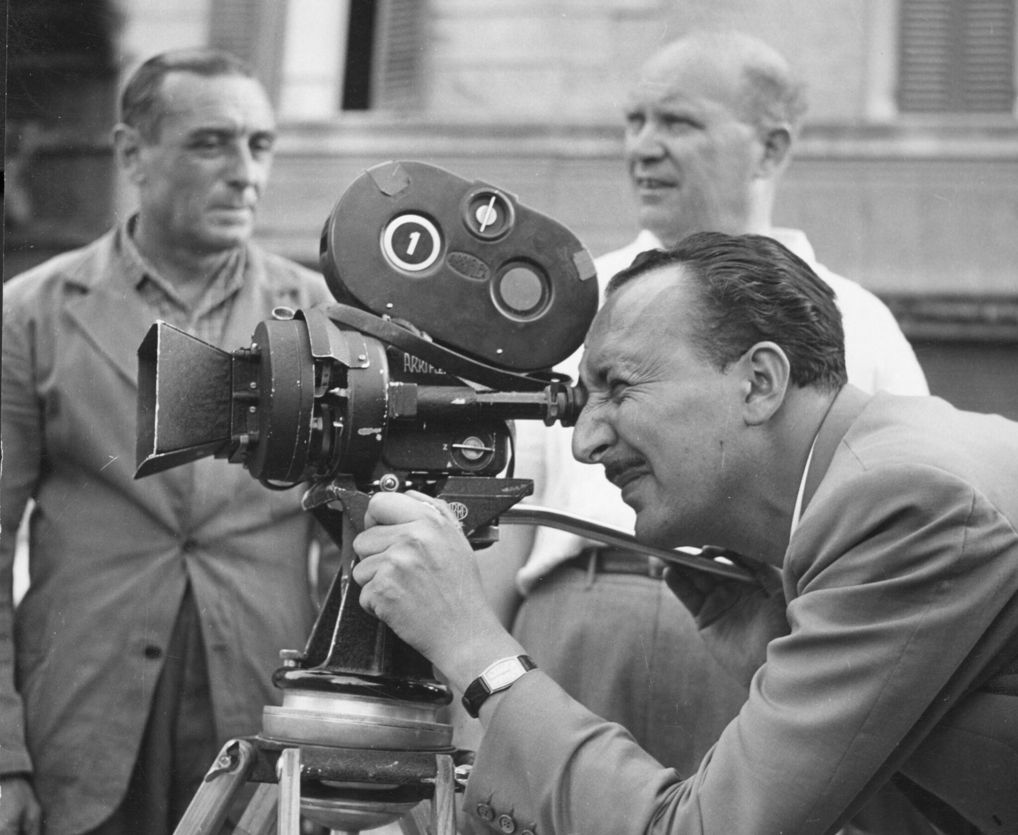 Archival film set photograph from the Renzo Renzi Collection